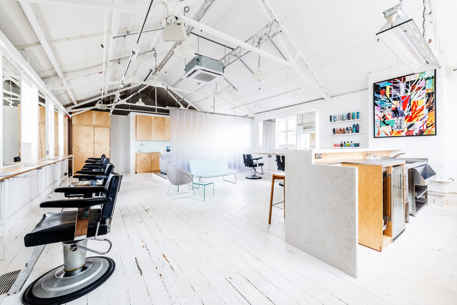 Eclectic style salon into the rich white world -SALT Dalston London